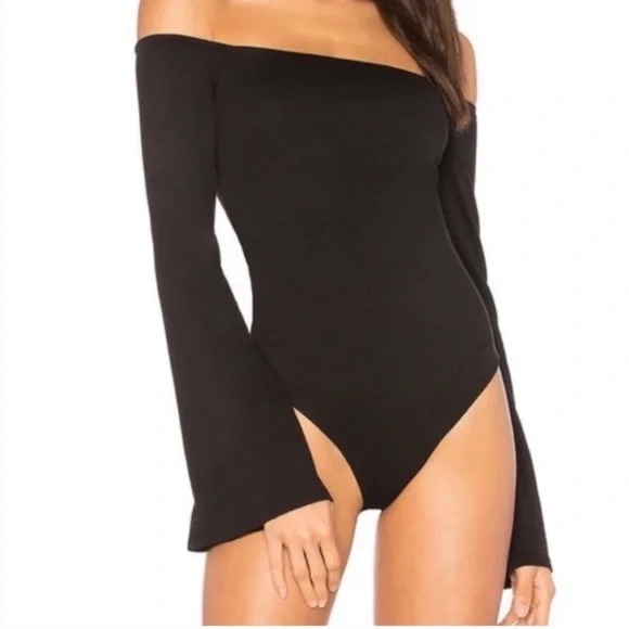 Privacy Please Off Shoulder Bodysuit - Picture 1 of 5